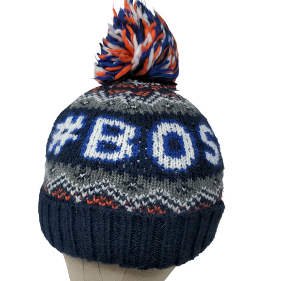 The Children's Place Baby Beanie Hat Knit Blue S 12-24 Months Fair Isle #Boss - Picture 1 of 13